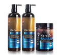 Keratin Hair Shampoo, Conditioner and Mask